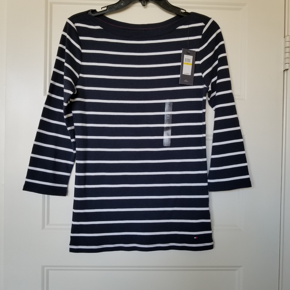 NWT Tommy Hilfiger Navy stripe